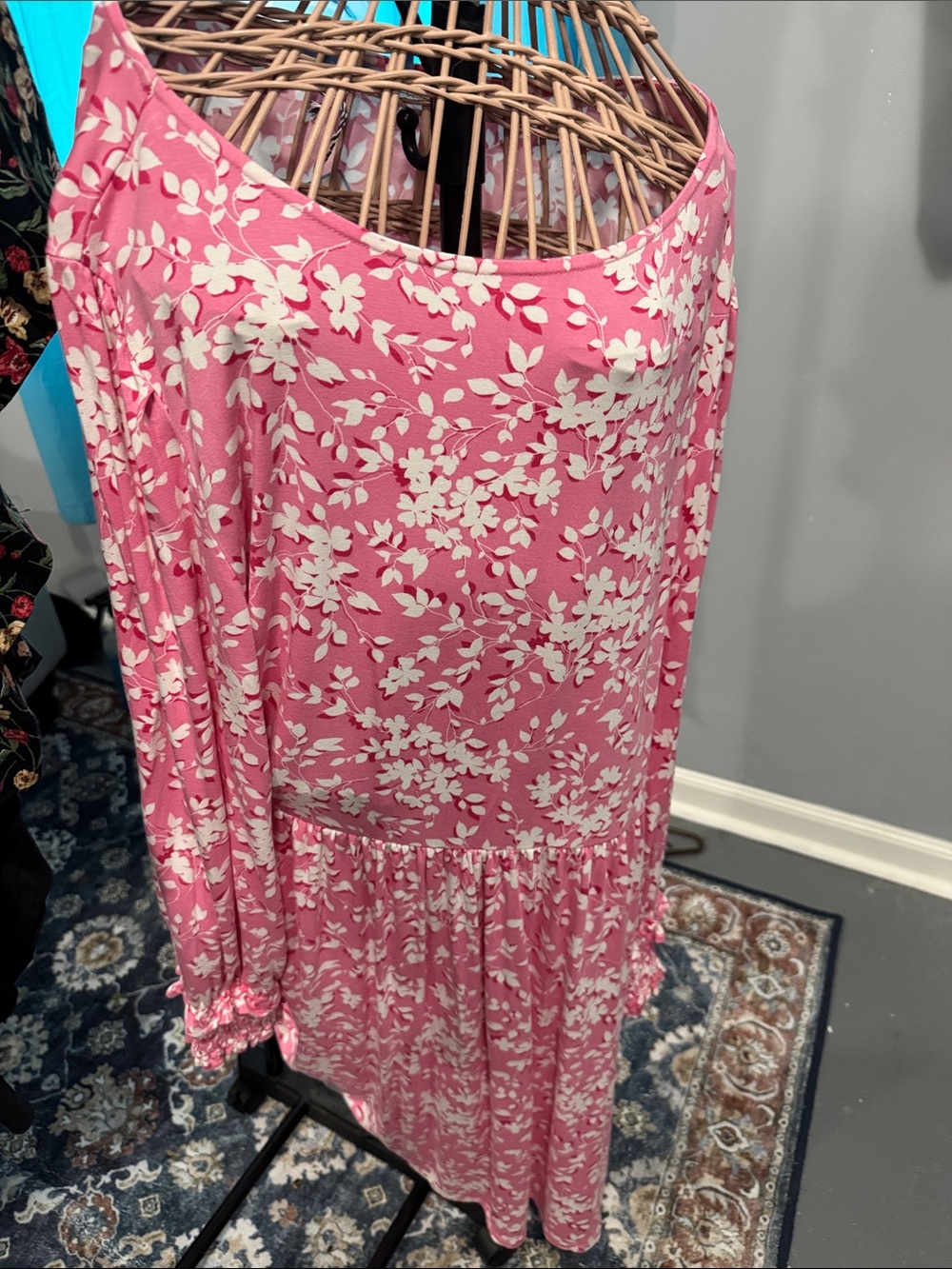 Pink Floral Dress